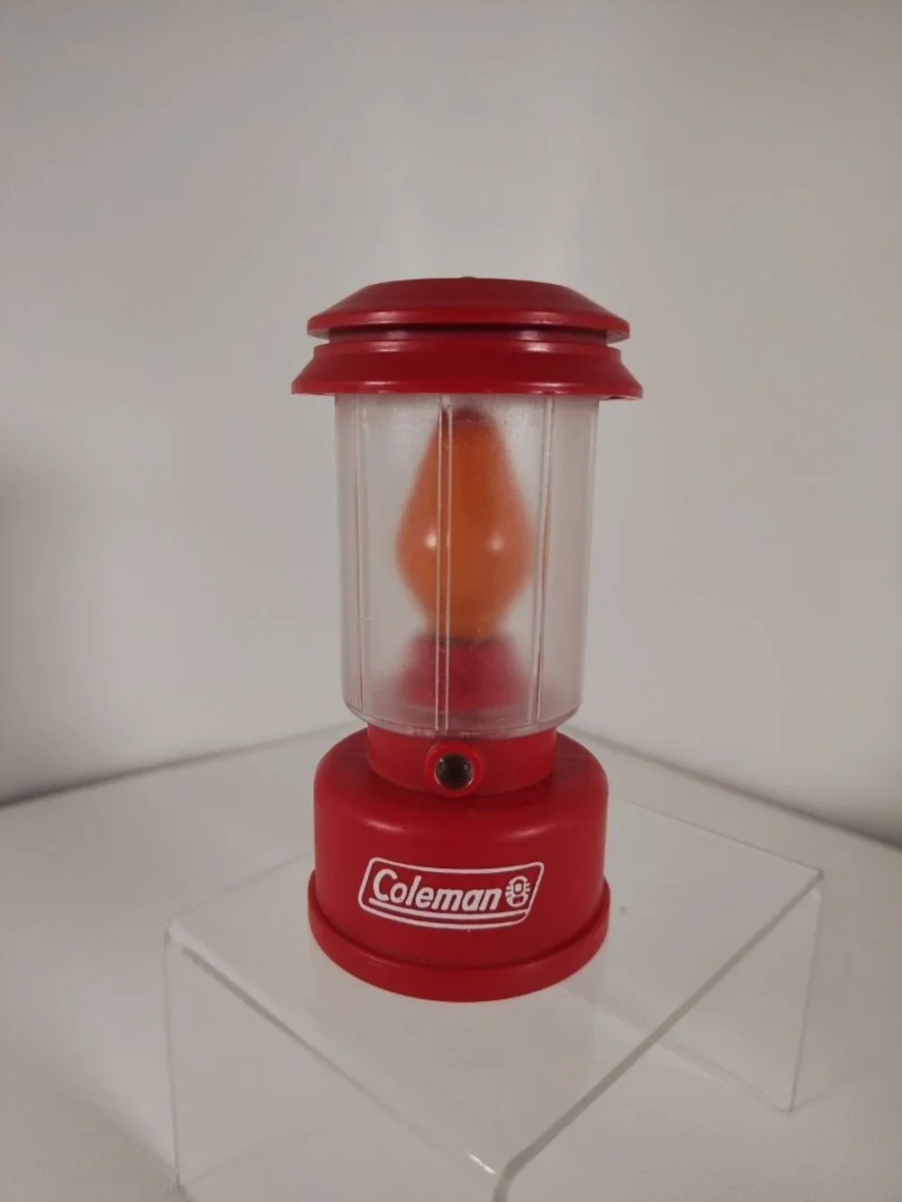 Super Rare Vtg Coleman Red Plug In Night Light WORKS